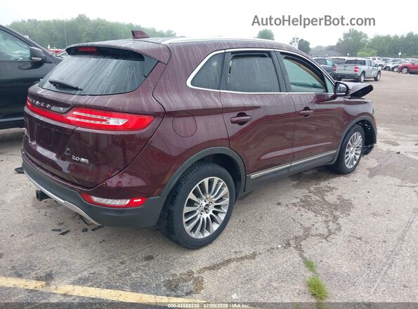 5LMCJ3D99GUJ21805 2016 LINCOLN MKC Burgundy უკანა მარჯვენა