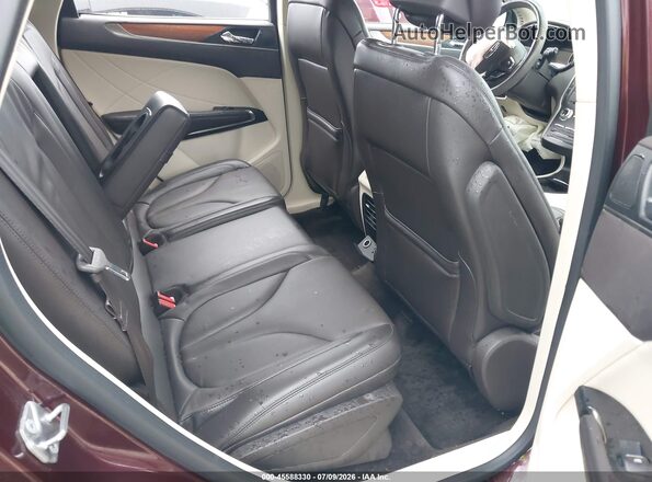 5LMCJ3D99GUJ21805 2016 LINCOLN MKC Burgundy VIN კოდის სტიკერის ხედი