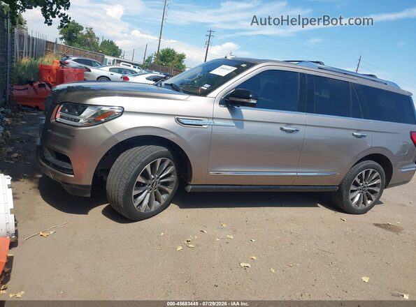 5LMJJ2HT1JEL10344 2018 LINCOLN NAVIGATOR Tan Front left