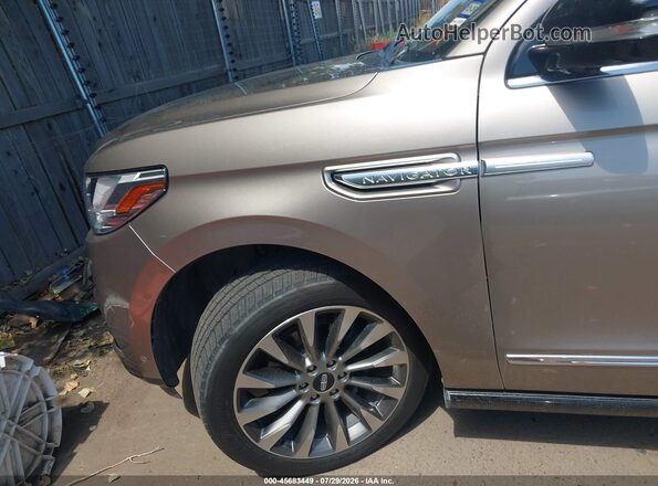 5LMJJ2HT1JEL10344 2018 LINCOLN NAVIGATOR Tan Front view