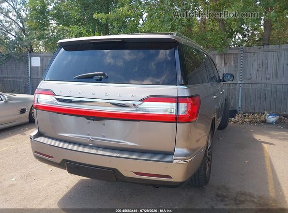 5LMJJ2HT1JEL10344 2018 LINCOLN NAVIGATOR Tan Rear right