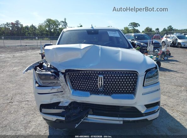 5LMJJ2HT4KEL14017 2019 LINCOLN NAVIGATOR White ხელსაწყოთა პანელის ხედი