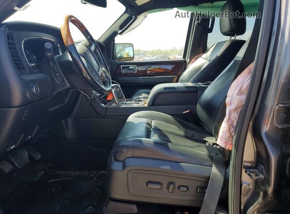 5LMJJ2HT7HEL09239 2017 LINCOLN NAVIGATOR Gray წინა სალონის ხედი