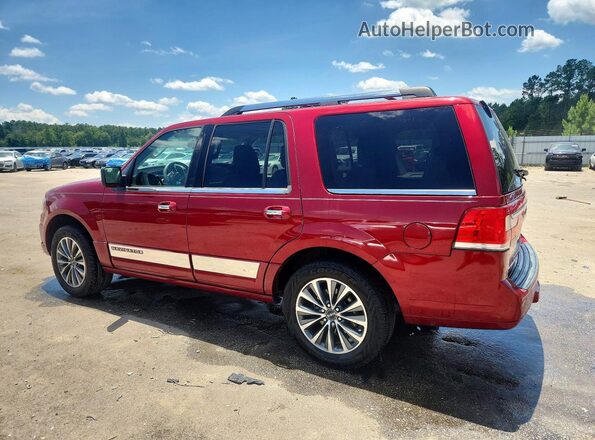 5LMJJ2HT8HEL03272 2017 LINCOLN NAVIGATOR Burgundy უკანა მარცხენა
