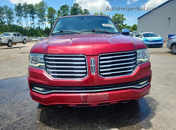 5LMJJ2HT8HEL03272 2017 LINCOLN NAVIGATOR Burgundy წინა ხედი