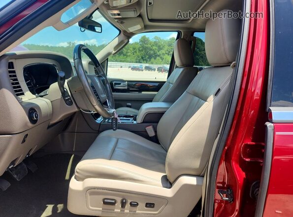 5LMJJ2HT8HEL03272 2017 LINCOLN NAVIGATOR Burgundy წინა სალონის ხედი