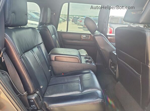 5LMJJ2HT8HEL14076 2017 LINCOLN NAVIGATOR Gray Вид задніх сидінь