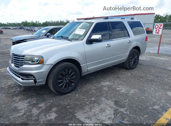 5LMJJ2HTXGEL06222 2016 LINCOLN NAVIGATOR Серебряный Передняя левая четверть