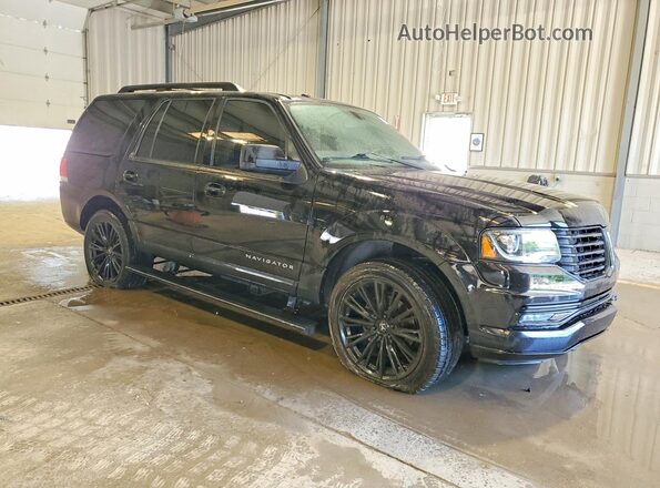 5LMJJ2LT0GEL00775 2016 LINCOLN NAVIGATOR Black Front right