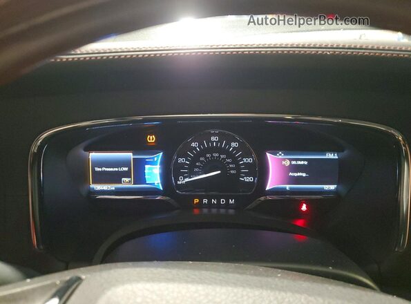5LMJJ2LT0GEL00775 2016 LINCOLN NAVIGATOR Black Instrument cluster view