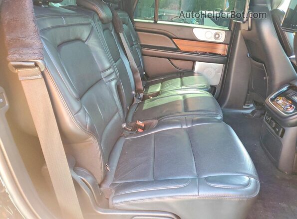 5LMJJ2LT1KEL01054 2019 LINCOLN NAVIGATOR Black Вид задніх сидінь