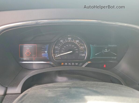 5LMJJ2LT2HEL00617 2017 LINCOLN NAVIGATOR Black Սարքավորումների վահանակի տեսք