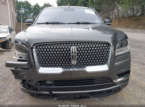 5LMJJ2LT3JEL03046 2018 LINCOLN NAVIGATOR Gray Widok zestawu wskaźników
