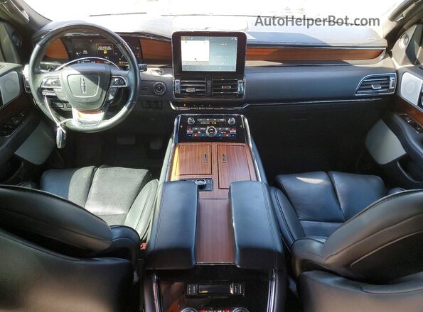 5LMJJ2LT3KEL09916 2019 LINCOLN NAVIGATOR Кремовый Вид панели приборов