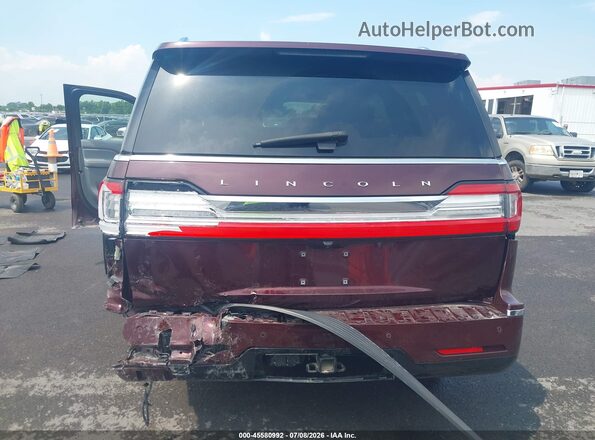 5LMJJ2LT3MEL17436 2021 LINCOLN NAVIGATOR Red Widok z przodu