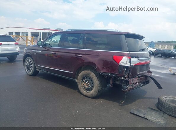 5LMJJ2LT3MEL17436 2021 LINCOLN NAVIGATOR Red Tył lewy