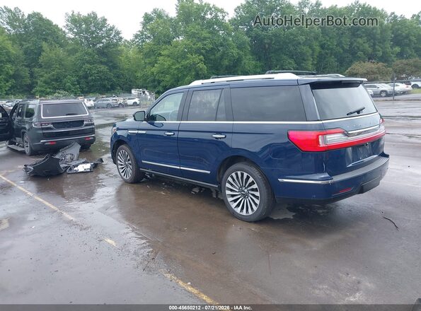 5LMJJ2LT5JEL13755 2018 LINCOLN NAVIGATOR Синий Задняя левая четверть