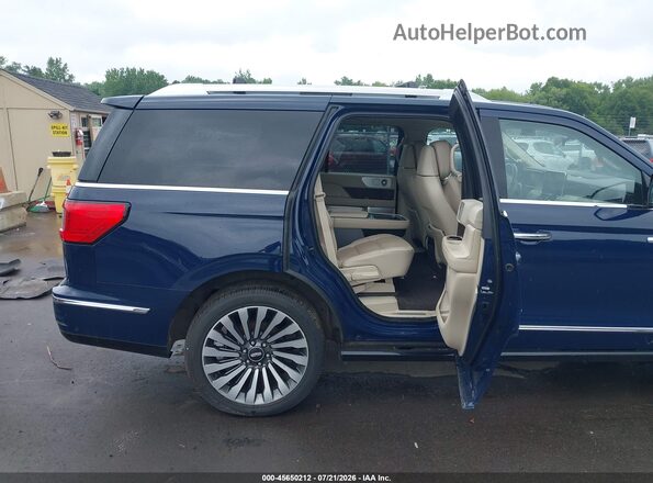 5LMJJ2LT5JEL13755 2018 LINCOLN NAVIGATOR Синий Вид наклейки с VIN-кодом