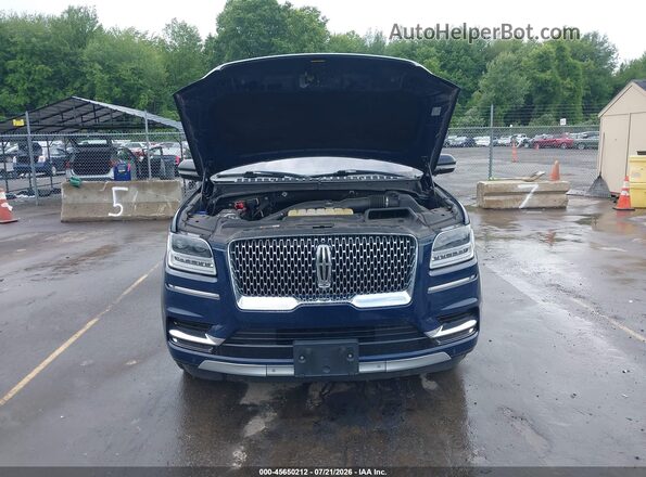 5LMJJ2LT5JEL13755 2018 LINCOLN NAVIGATOR Синий Вид сзади