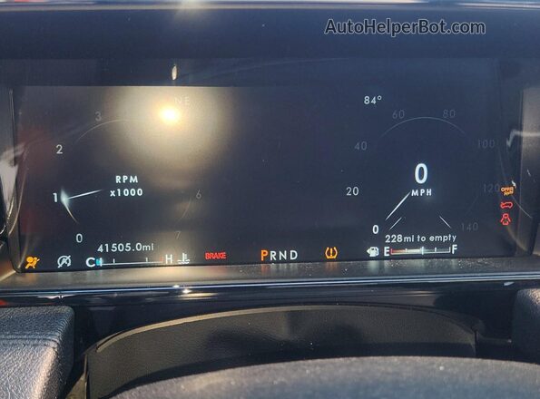 5LMJJ2LT8LEL22887 2020 LINCOLN NAVIGATOR Синий Вид щитка приборов