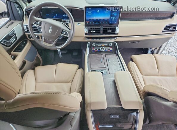 5LMJJ2LT9NEL17331 2022 LINCOLN NAVIGATOR Beige Dashboard view