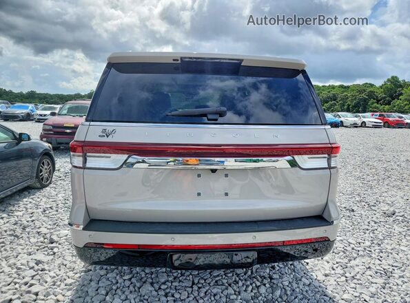 5LMJJ2LT9NEL17331 2022 LINCOLN NAVIGATOR Beige Rear view