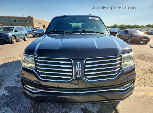 5LMJJ2LTXGEL09628 2016 LINCOLN NAVIGATOR Black Front view