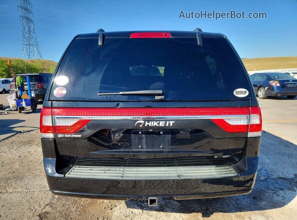 5LMJJ2LTXGEL09628 2016 LINCOLN NAVIGATOR Black Rear view