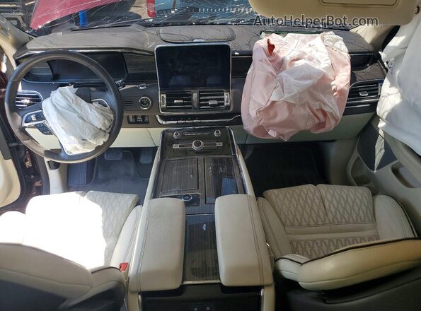 5LMJJ2TT1JEL13655 2018 LINCOLN NAVIGATOR Burgundy Вид панелі приладів