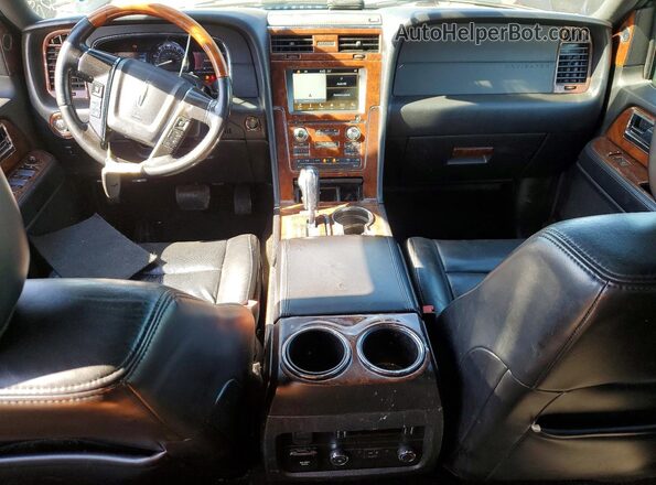 5LMJJ3HT0GEL07661 2016 LINCOLN NAVIGATOR Black Widok deski rozdzielczej