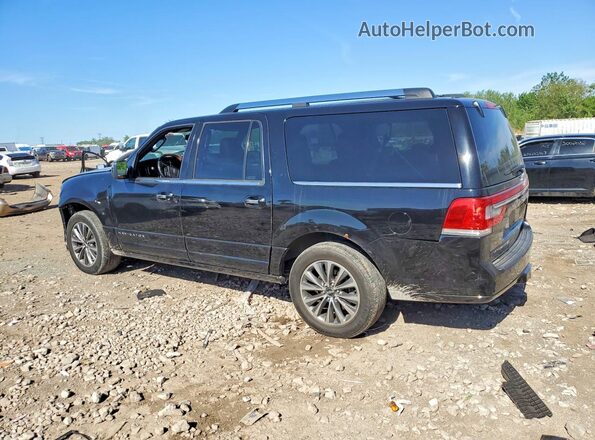 5LMJJ3HT0GEL07661 2016 LINCOLN NAVIGATOR Black Tył lewy