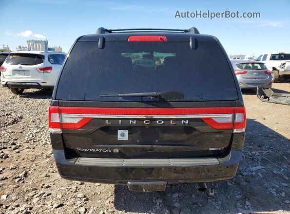 5LMJJ3HT0GEL07661 2016 LINCOLN NAVIGATOR Black Widok z tyłu