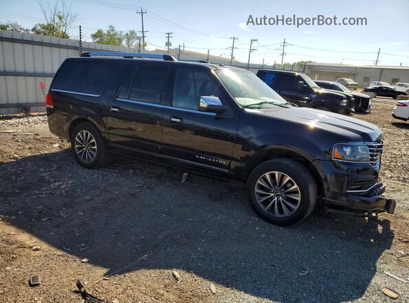 5LMJJ3HT0GEL07661 2016 LINCOLN NAVIGATOR Black Przód prawy