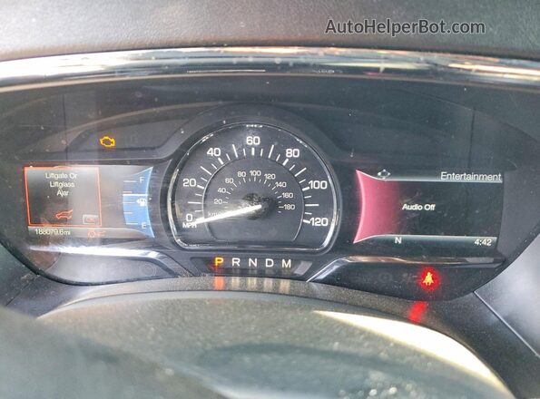 5LMJJ3HT0GEL07661 2016 LINCOLN NAVIGATOR Black Widok zestawu wskaźników