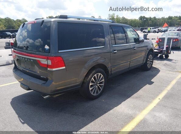 5LMJJ3HT5GEL08160 2016 LINCOLN NAVIGATOR L Серый Задняя правая четверть