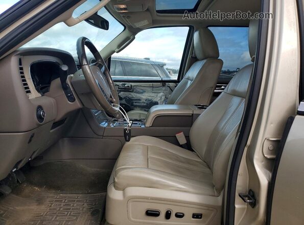 5LMJJ3HT6HEL12221 2017 LINCOLN NAVIGATOR Beige Вид салону спереду