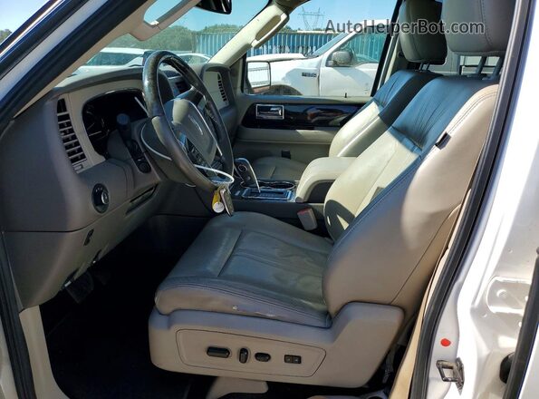 5LMJJ3JT1GEL03368 2016 LINCOLN NAVIGATOR White წინა სალონის ხედი