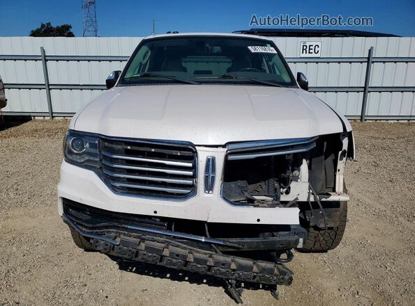 5LMJJ3JT1GEL03368 2016 LINCOLN NAVIGATOR White წინა ხედი
