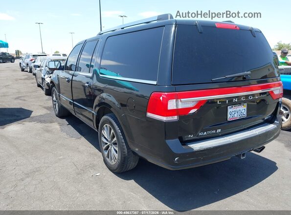 5LMJJ3JT3GEL06403 2016 LINCOLN NAVIGATOR L Black Задня ліва чверть