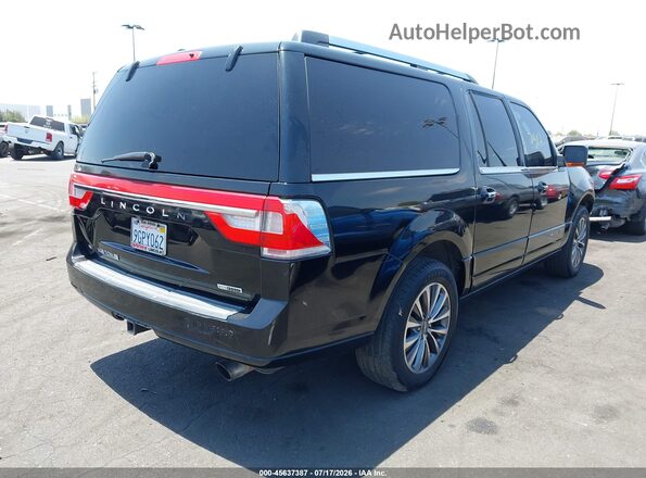 5LMJJ3JT3GEL06403 2016 LINCOLN NAVIGATOR L Black Задня права чверть
