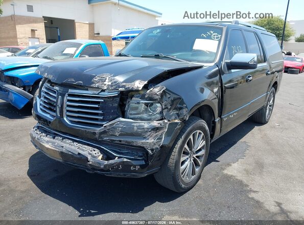 5LMJJ3JT3GEL06403 2016 LINCOLN NAVIGATOR L Black Вид спереду
