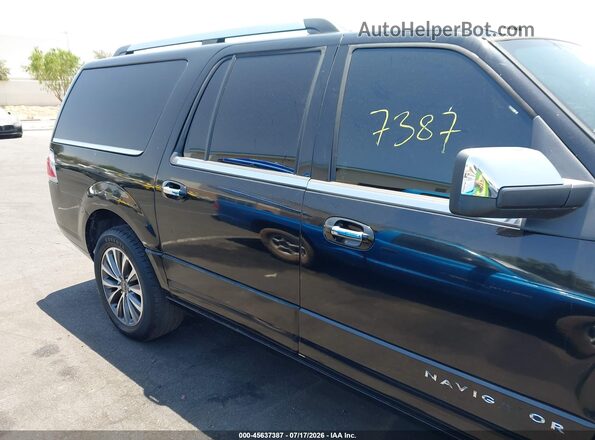5LMJJ3JT3GEL06403 2016 LINCOLN NAVIGATOR L Black Вид щитка приладів