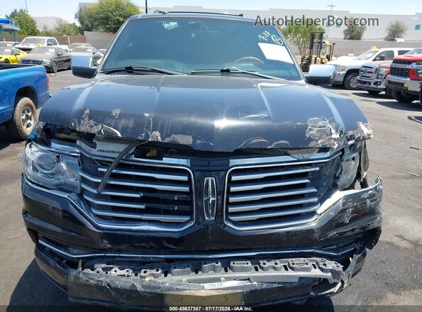 5LMJJ3JT3GEL06403 2016 LINCOLN NAVIGATOR L Black Вид панелі приладів