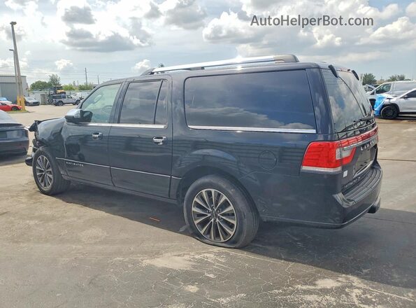 5LMJJ3JT5HEL08932 2017 LINCOLN NAVIGATOR Black Задня ліва чверть