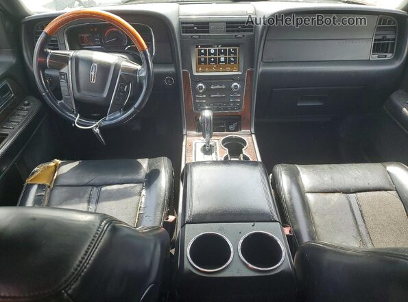 5LMJJ3JT5HEL08932 2017 LINCOLN NAVIGATOR Black Вид панелі приладів