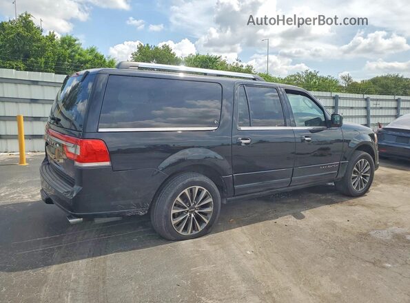 5LMJJ3JT5HEL08932 2017 LINCOLN NAVIGATOR Black Задня права чверть