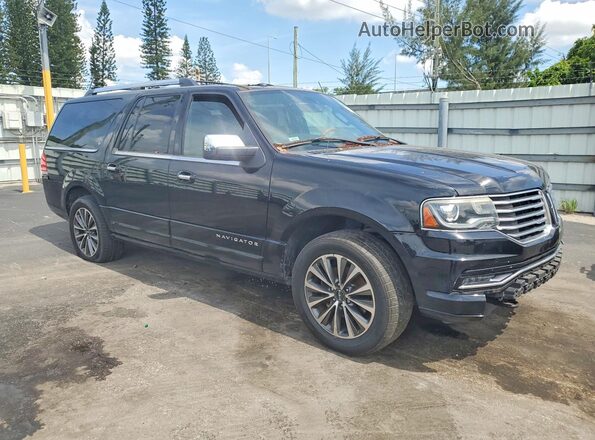 5LMJJ3JT5HEL08932 2017 LINCOLN NAVIGATOR Black Передня права чверть