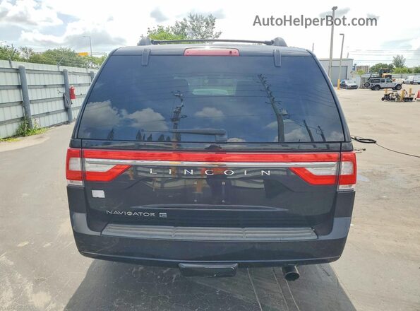 5LMJJ3JT5HEL08932 2017 LINCOLN NAVIGATOR Black Вид ззаду