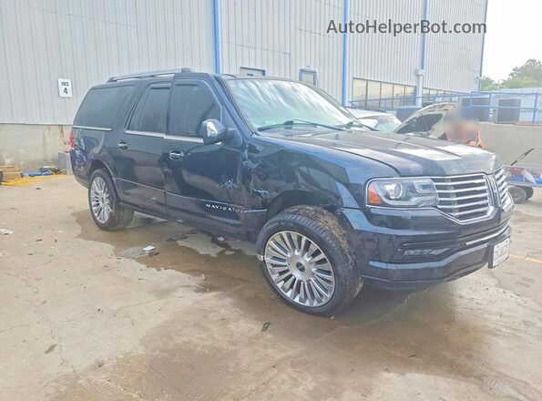 5LMJJ3JT5HEL09045 2017 LINCOLN NAVIGATOR Black Delantero derecho