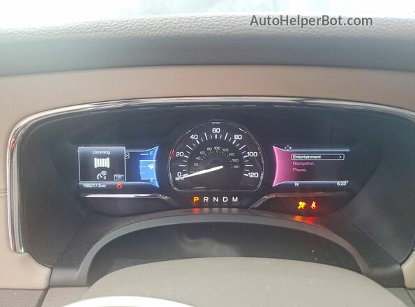 5LMJJ3JT5HEL09045 2017 LINCOLN NAVIGATOR Black Vista del cuadro de instrumentos